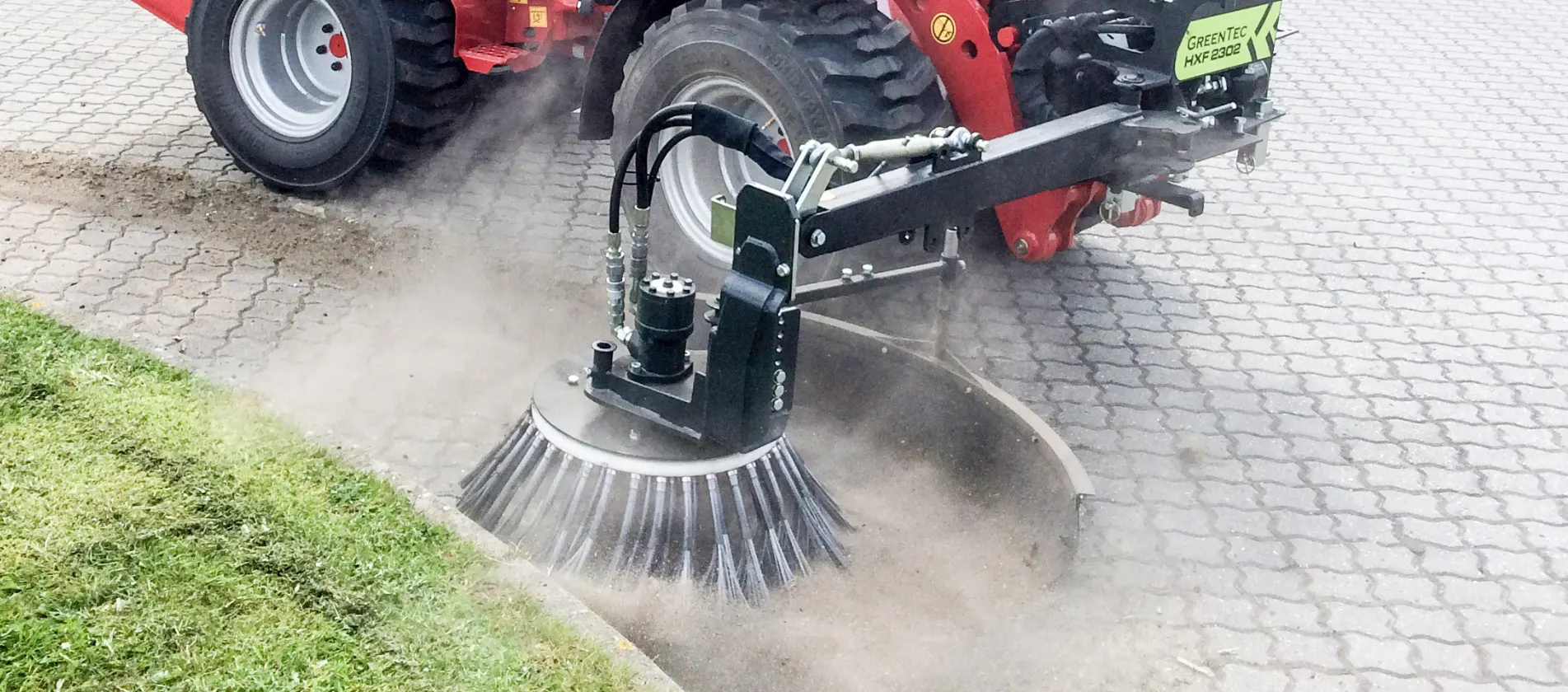 Ukrudtsbørste maskine