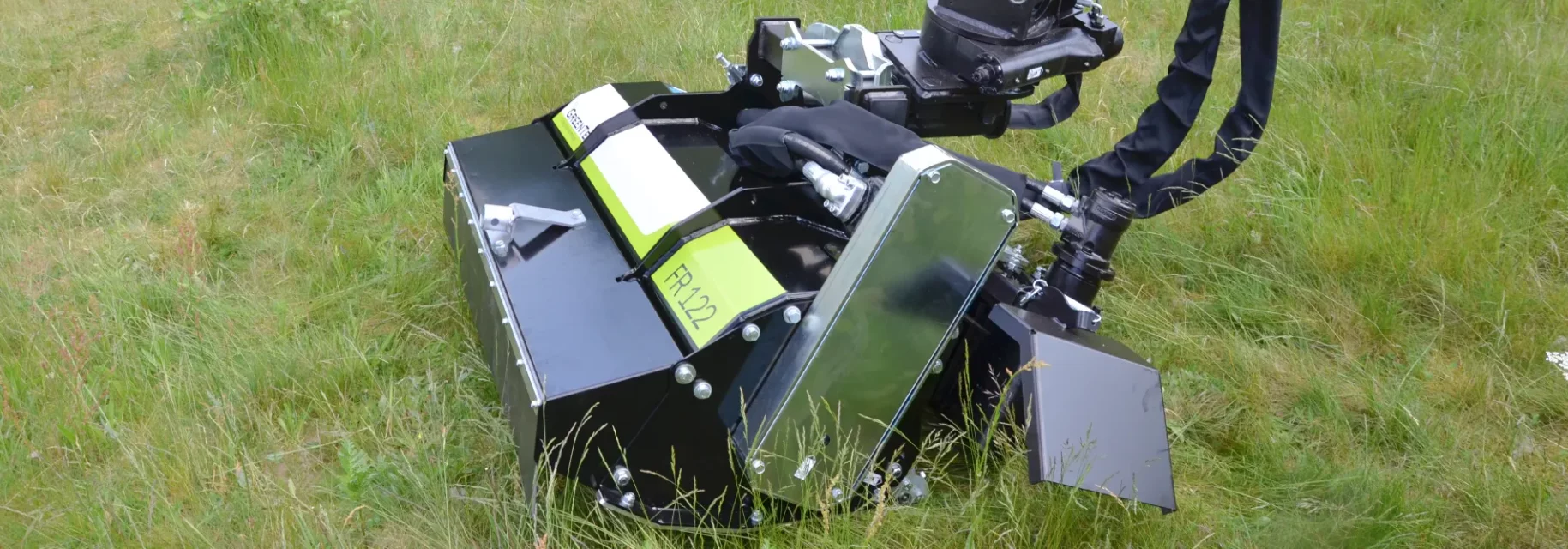 Ditch mower attachment