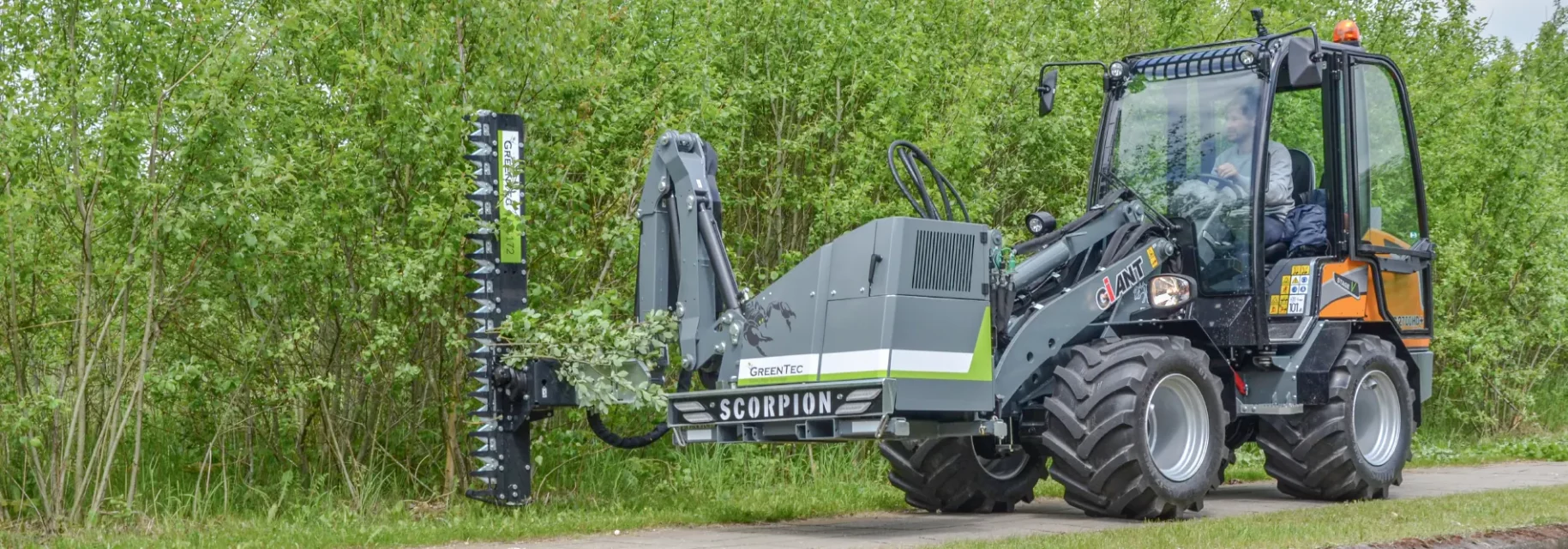 Hydraulisk fingerklipper til minilæsser