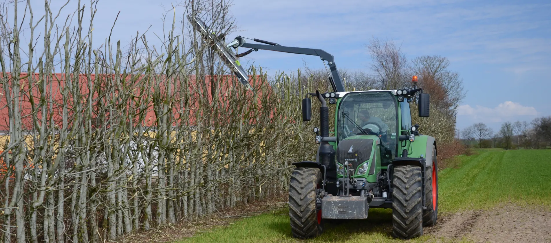 Tree cutter attachment for tractor
