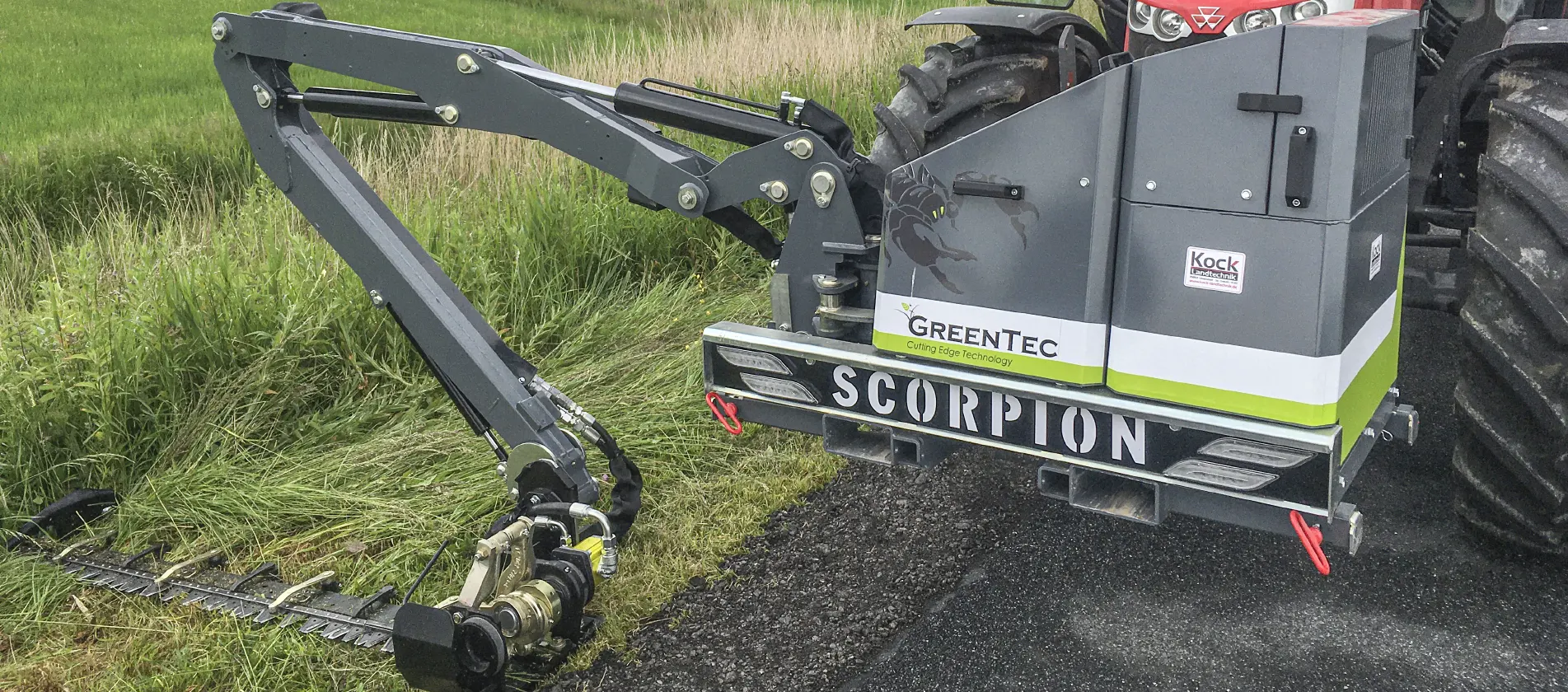 Hydraulic sickle bar mower for tractor