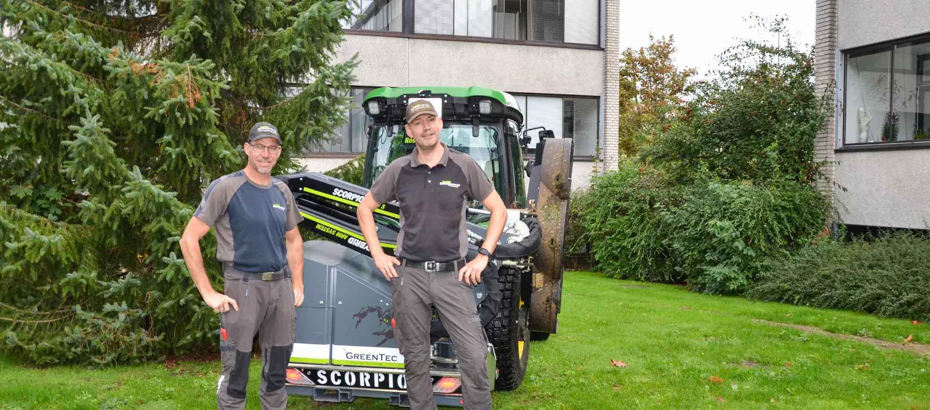 Joachim Vuijk with GreenTec machines