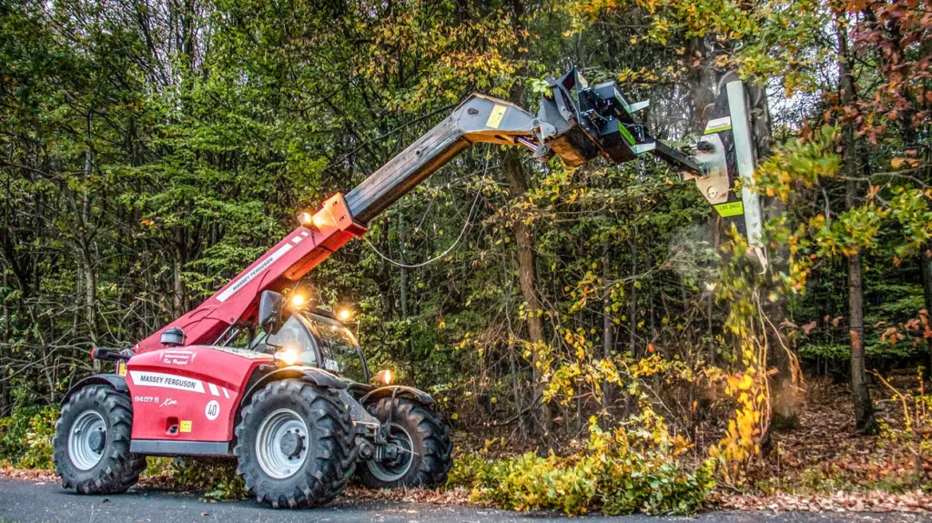 Kai Ruppel clear roads and pathways from branches