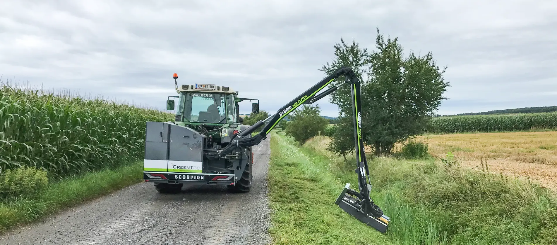 Professional maintenance of green areas with GreenTec machines