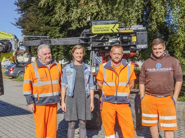 Municipal maintenance of hedges with GreenTec products