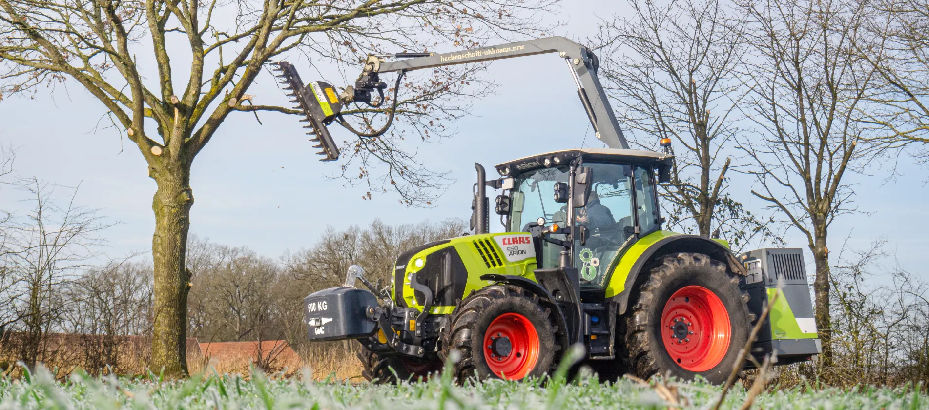 Hydraulische Astschere für Traktor