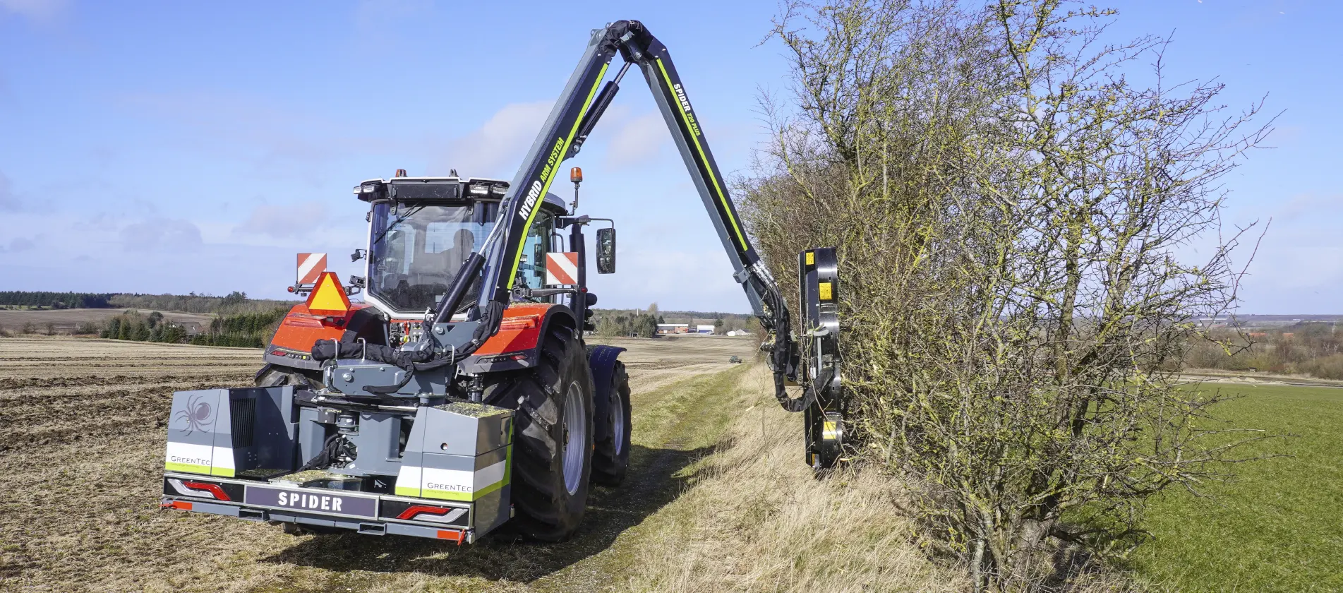 Seitenmulcher für Traktor