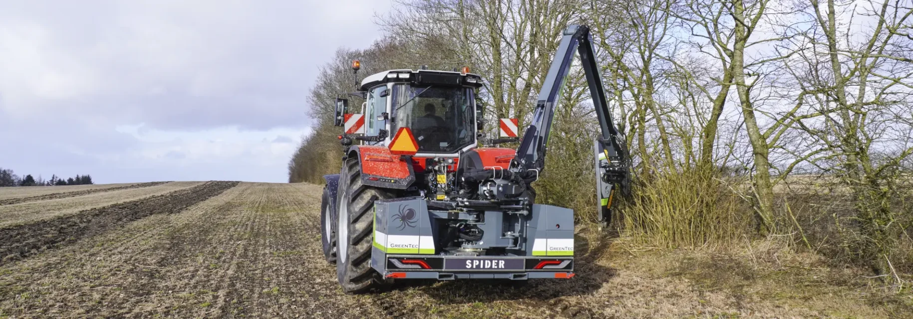 Hydraulischer Auslegemulcher für Traktor