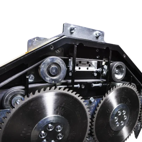 LRS 1602 standard equipment – Power Band belt drive