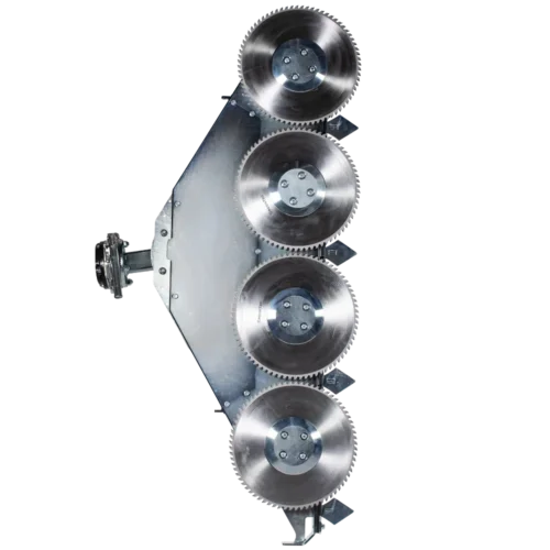 LRS 2002 standard equipment – 4 circular blades in a line