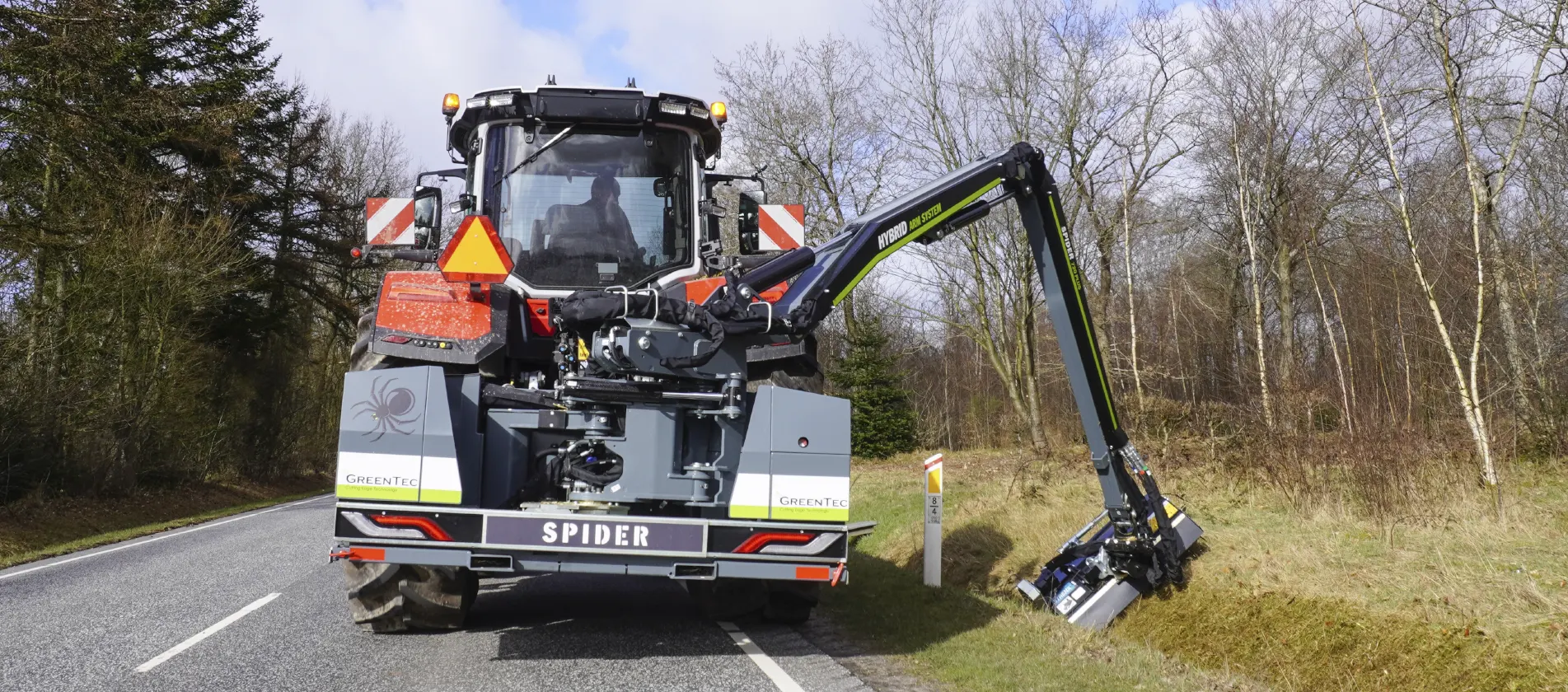 Ditch mower for tractor