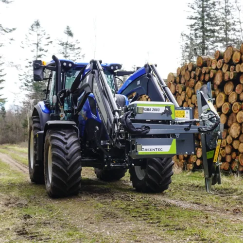 Puma 2803 standard equipment – Transport position