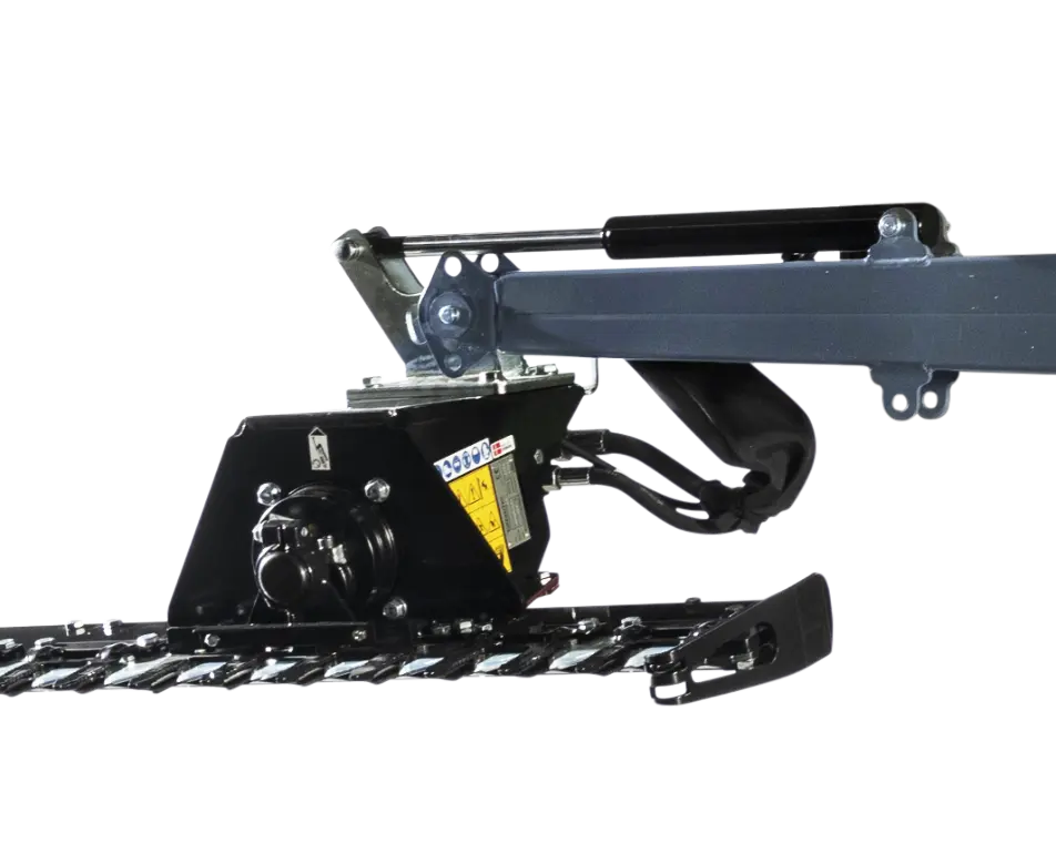 Hydraulic cutting angle control