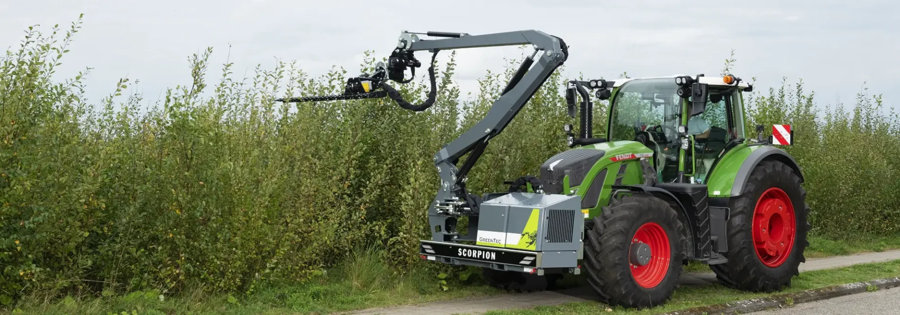 Hydraulisk armklipper til traktor