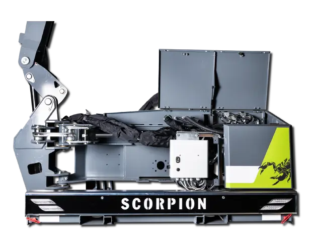 Under motorhjelmen på armklipperen