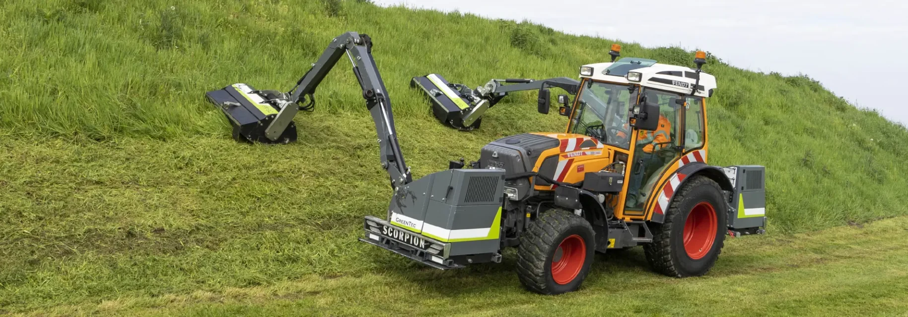 Verge mower for tractor