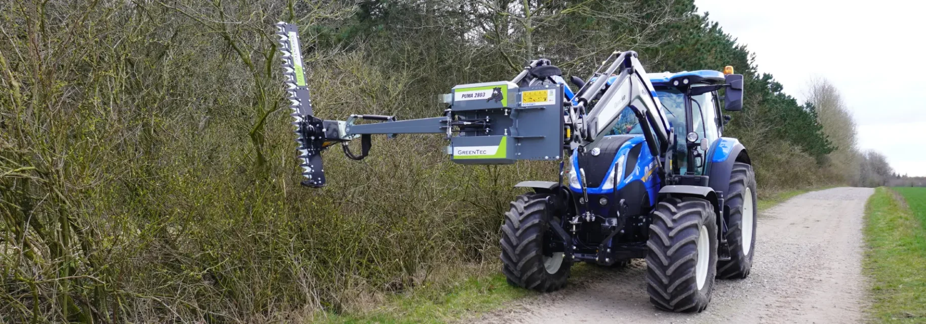 Hydraulisk grenklipper til traktor