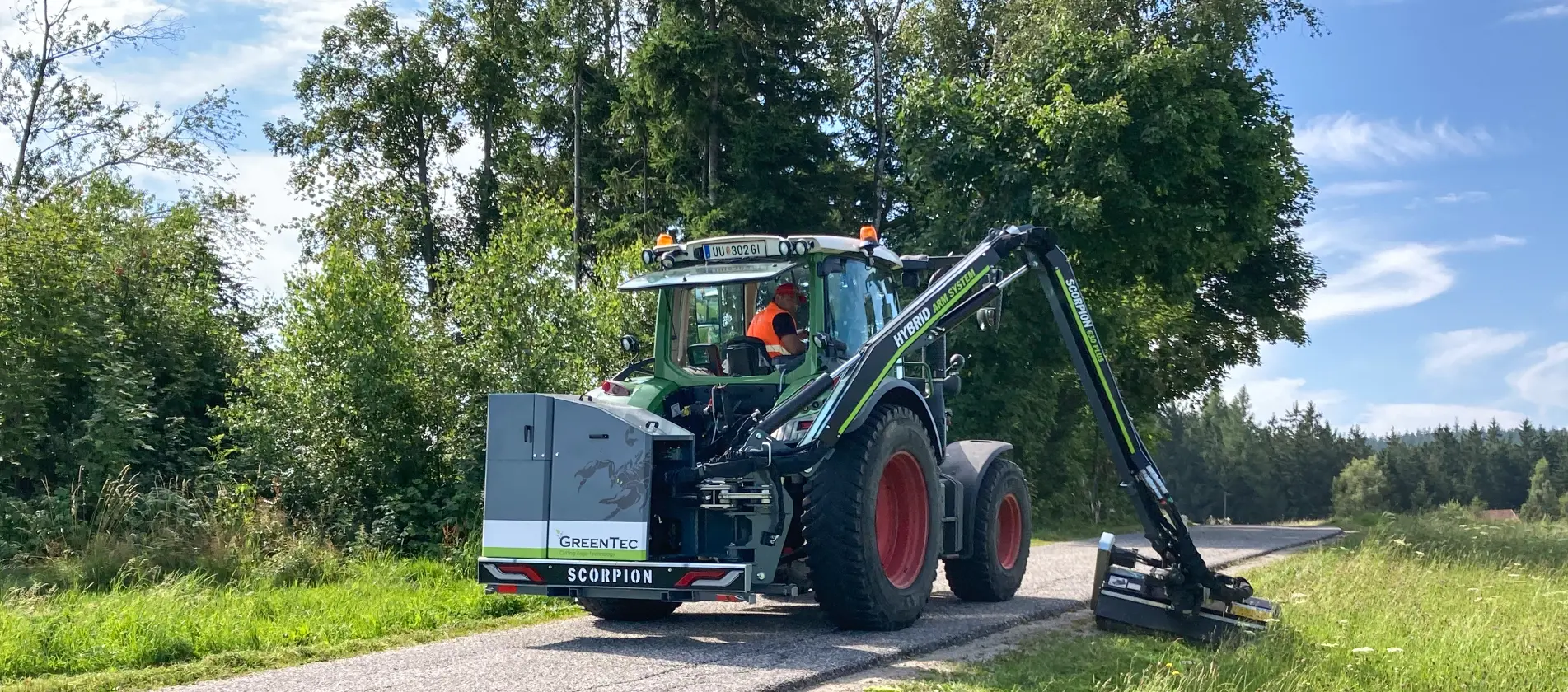 Verge mowing in three municipalities